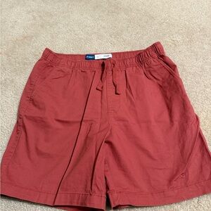 Old Navy Men's Brick Red Flat Front Shorts